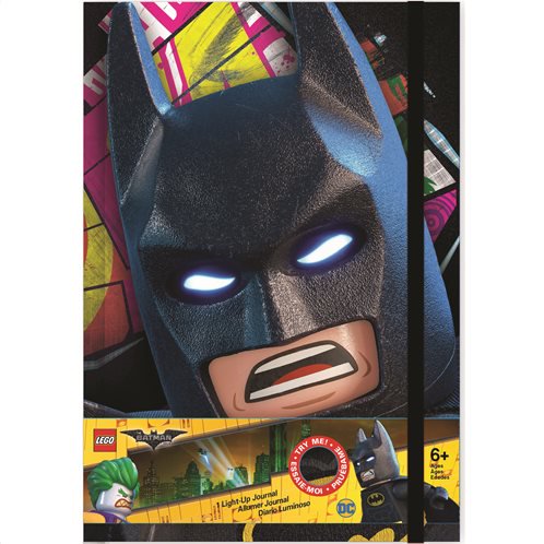 Lego Σημειωματάριο Batman Movie Lbm Light Ριγέ με Λάστιχο