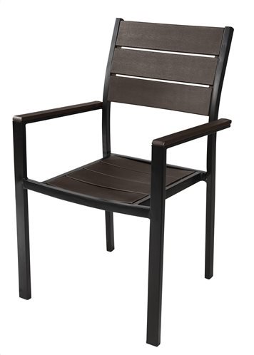 myResort Καρέκλα Catering με Μπράτσα 58,5x55,5x88,5cm Απομίμηση Ξύλου