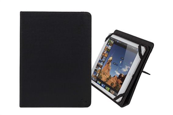 RivaCase Gatwick 3217 black kick-stand tablet folio 10.1" Θήκη tablet