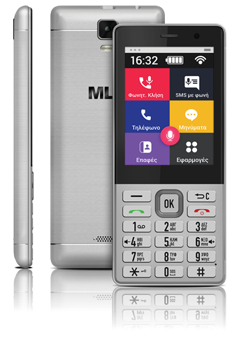 MLS Easy TS Κινητό Smartphone 4G Dual Sim 2018 Space-Gray