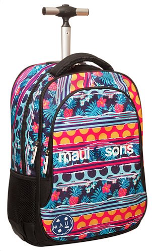Maui & Sons Σχολική Τσάντα Τρόλεϋ Δημοτικού Polka Back Me Up