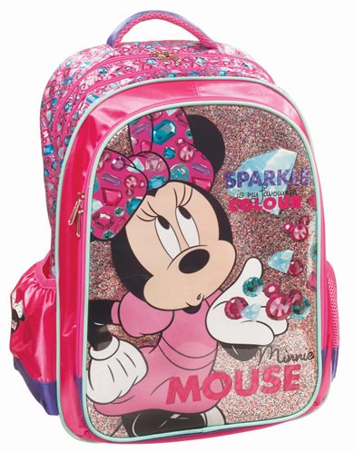 Minnie Mouse Σχολική Τσάντα Πλάτης Δημοτικού Sparkle Is My Favourite Colour GIM 340-55031