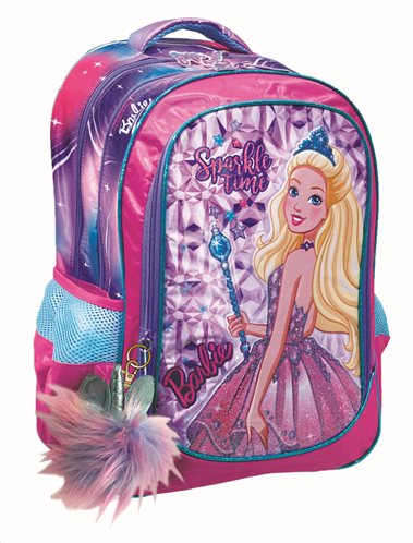 GIM Τσάντα Δημοτικού Οβάλ Barbie Fantasy