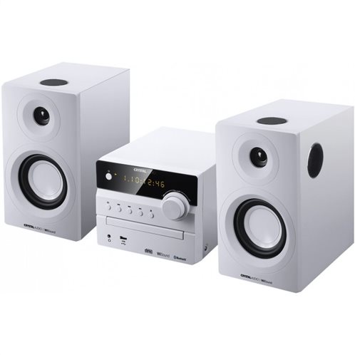Crystal Audio Mini HiFi 3D-HiFi 360W Λευκό