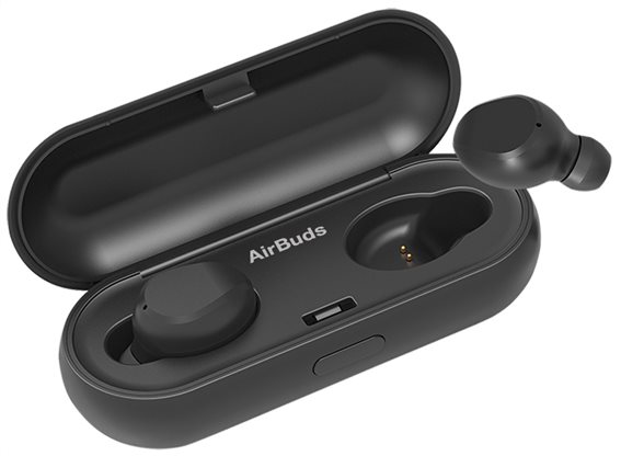 Crystal Audio Ακουστικά Bluetooth Airbuds TWS1K Μαύρο
