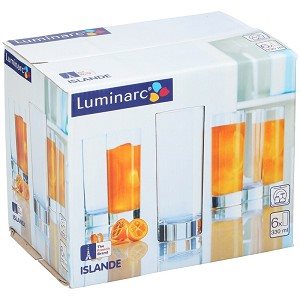Luminarc Σετ Ποτήρια Νερού 6τμχ Islande 33cl