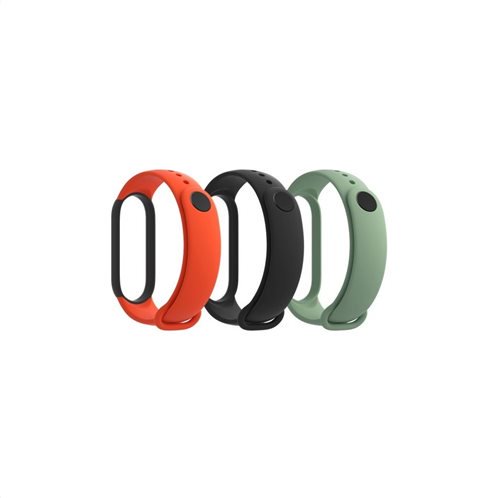 Mi Smart Band 5 Strap 3-pack (Blk-Or-Cy)