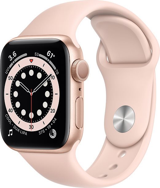 Apple Watch Series 6 40mm Gold with Pink Sand Band