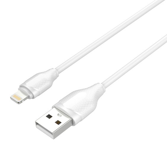 LDNIO καλώδιο Lightning σε USB LS371 2.1A 1m λευκό