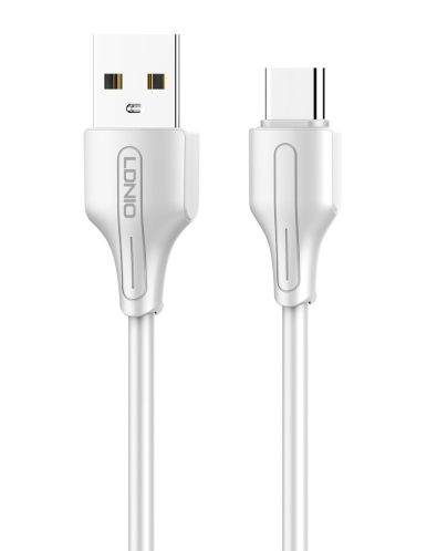 LDNIO καλώδιο USB-C σε USB LS540 2.4A 20cm λευκό