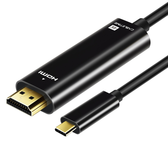 CABLETIME καλώδιο USB-C σε HDMI CT-CMHD 4K/60Hz 0.9m μαύρο