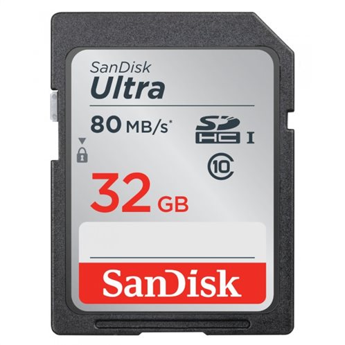 SanDisk SD Ultra 32GB 80MB/s Class 10