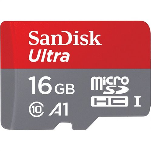 SanDisk Ultra Android microSDHC 16GB + SD Ad CL.10 98 MB/s