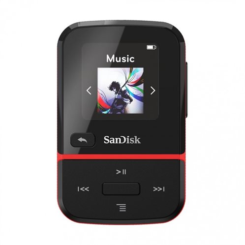 SanDisk SDMX30-016G-G46R Clip Sport Go Red 16GB