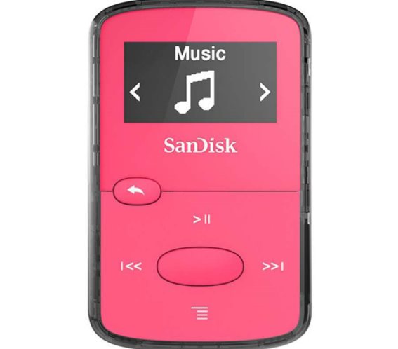 SanDisk Mp3 Player SDMX26-008G-E46P, Clip JAM Pink