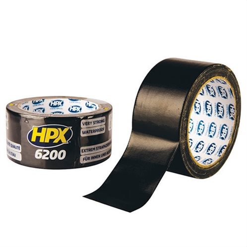 HPX Υφασμάτινη ταινία επισκευών 48mmx5m μαύρη