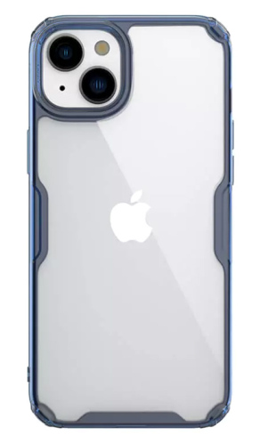 NILLKIN θήκη Nature Pro για iPhone 15 διάφανη-μπλε