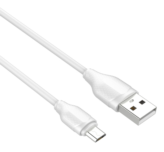 LDNIO καλώδιο Micro USB σε USB LS371 2.1A 1m λευκό