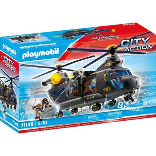 PLAYMOBIL Ελικόπτερο Ειδικών Δυνάμεων με δύο έλικες