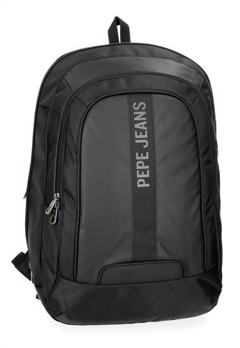 Pepe Jeans Τσάντα πλάτης 2 θέσεων για Laptop 15,6" 31x44x20cm Bromley Black