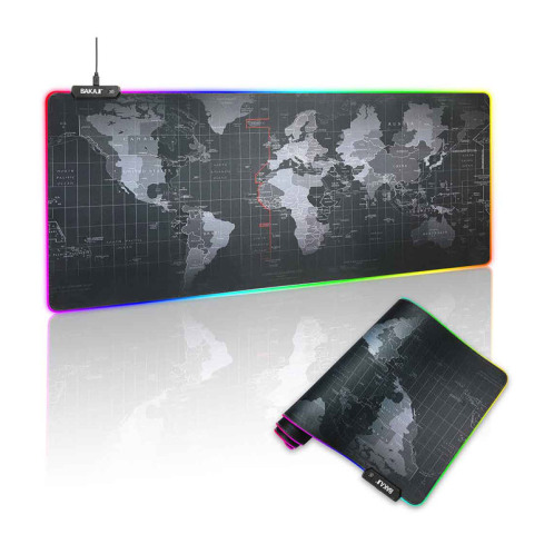 Bakaji Gaming MousePad με 14 LED RGB Εφέ Φωτισμού 90 x 40 cm Bakaji