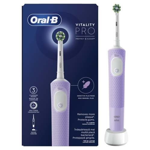 ORALB Ηλεκτρική Οδοντόβουρτσα Vitality Prox Box Λιλά - 80754514