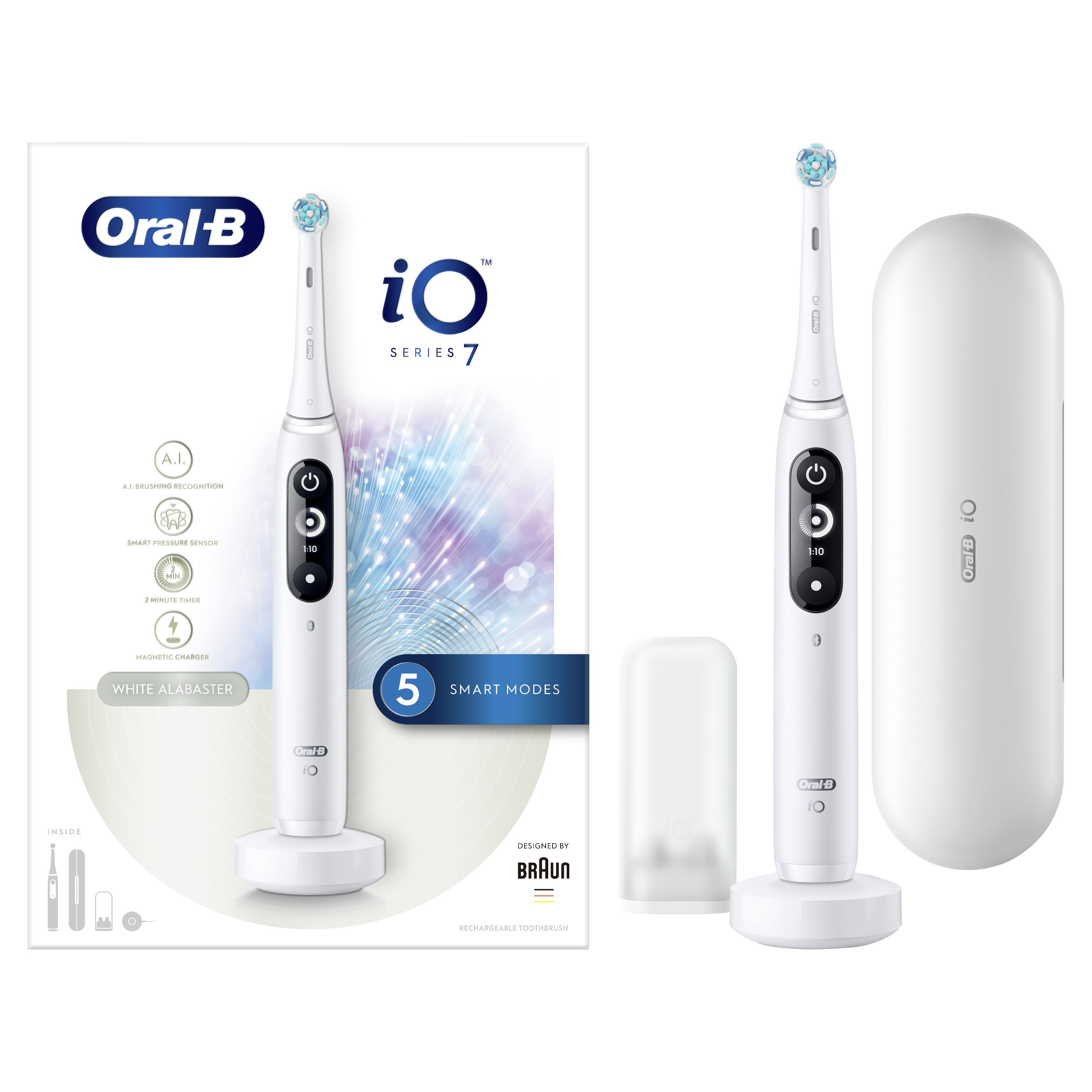 Oral-B Ηλεκτρική Οδοντόβουρτσα iO Series 7 Λευκό