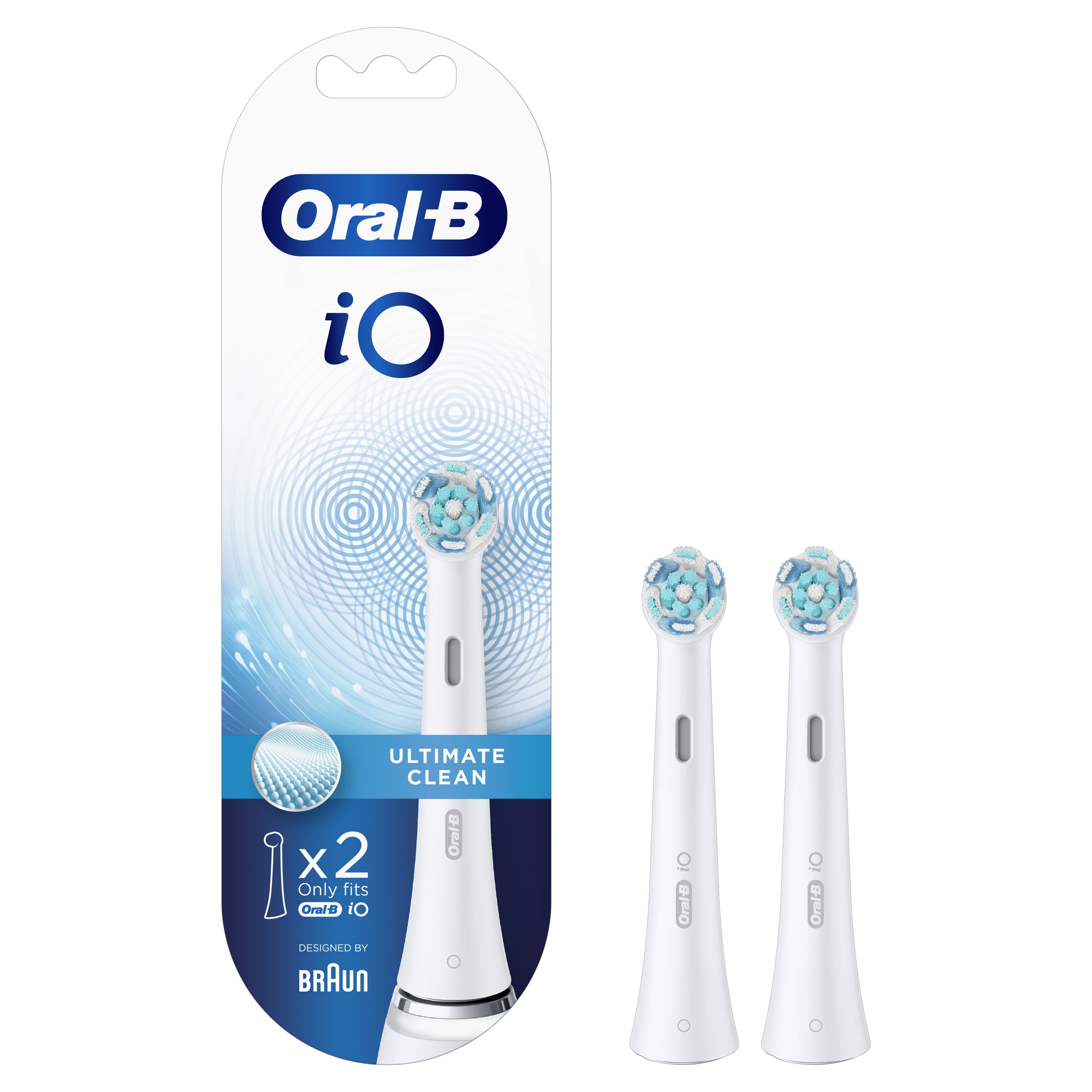Oral-B Ανταλλακτικές Κεφαλές iO Ultimate Clean White 2τμχ.