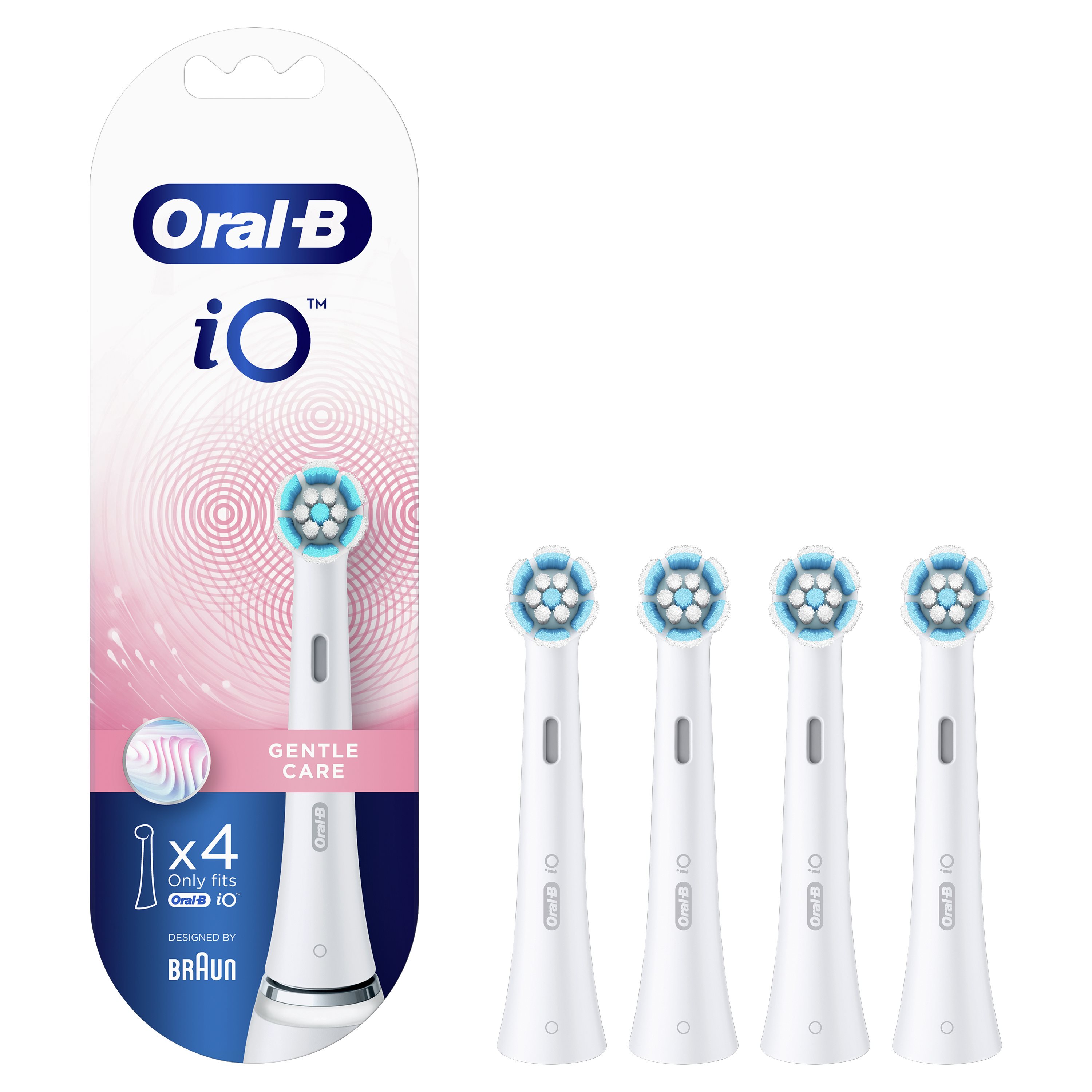 Oral-B Ανταλλακτικές Κεφαλές iO Gentle Care White 4τμχ.