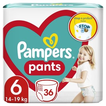 Pampers Pants Μέγεθος 6 (14kg-19kg) - 36 Πάνες-βρακάκι - 81771631