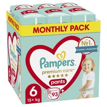 Pampers Premium Care Pants Μέγεθος 6 (14kg-19kg) - 93 Πάνες-Βρακάκι - 81781606