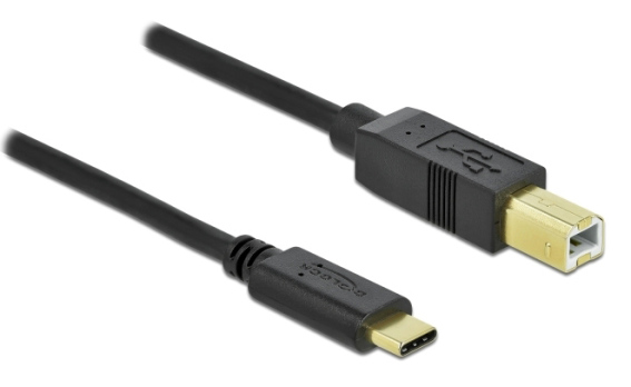 DELOCK καλώδιο USB-C σε USB Type B 83330 2m μαύρο