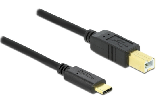 DELOCK καλώδιο USB-C σε USB Type B 83601 1m μαύρο