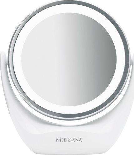 Medisana Φωτιζόμενος Καθρέφτης Ομορφιάς LED Μπαταρίας 12cm και Μεγέθυνση x5 CM-835