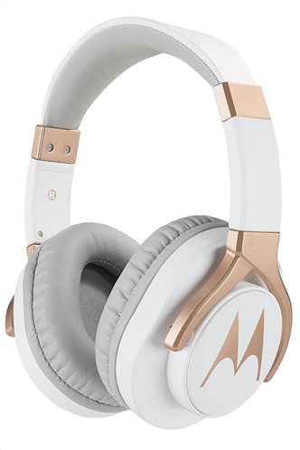 Motorola Ακουστικά Κεφαλής Ενσύρματα  Οn-Ear Pulse Bass 200 Λευκά