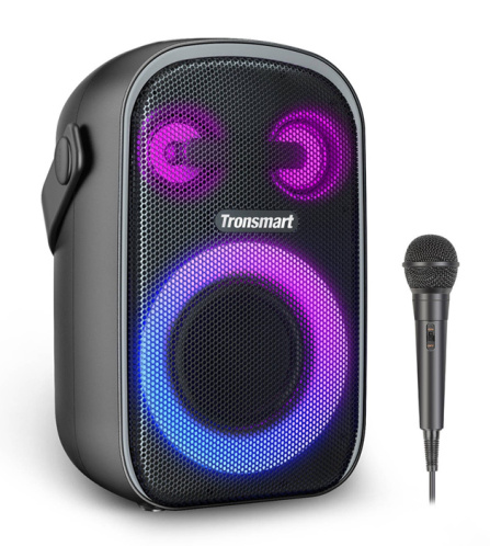 TRONSMART φορητό ηχείο Halo 110 με μικρόφωνο 60W 12000mAh LED μαύρο