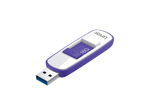 Lexar 16GB JumpDrive S75 USB 3.0 flash drive (130MB/s- purple)