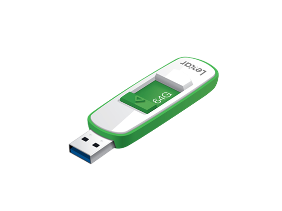Lexar 64GB JumpDrive S75 USB 3.0 flash drive (150MB/s- green)