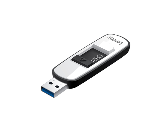 Lexar 128GB JumpDrive S75 USB 3.0 flash drive (150MB/s- black)