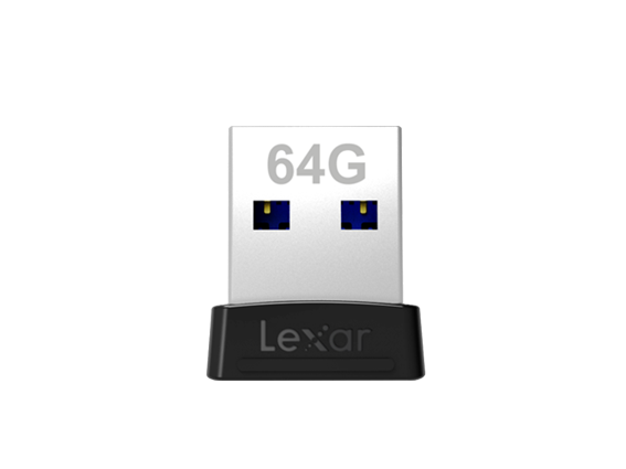 Lexar JumpDrive USB 3.1 S47 64GB up to 250MB/s, Μαύρο