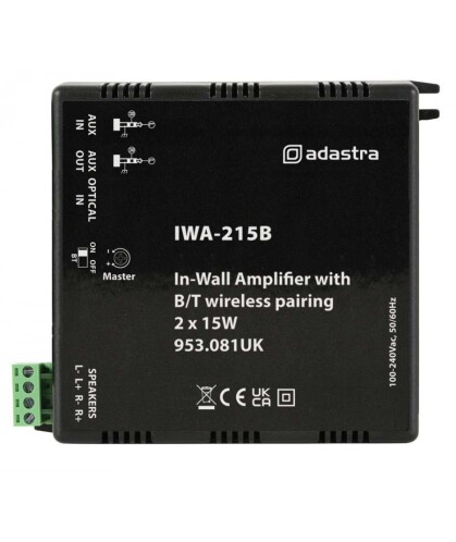 ADASTRA IWA215B IN-WALL AMPLIFIER WITH BLUETOOTH