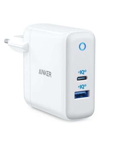Anker Powerport+ Atom III, Φορτιστής Τοίχου, 60 Watt, USB-C & USB-A, Άσπρο