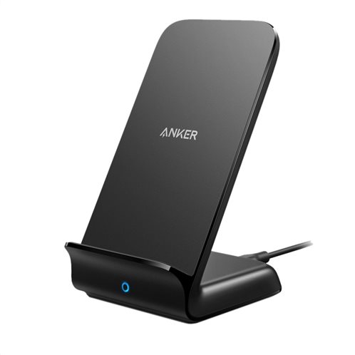 ANKER POWERWAVE+ STAND WIRELESS CHARGER BLACK