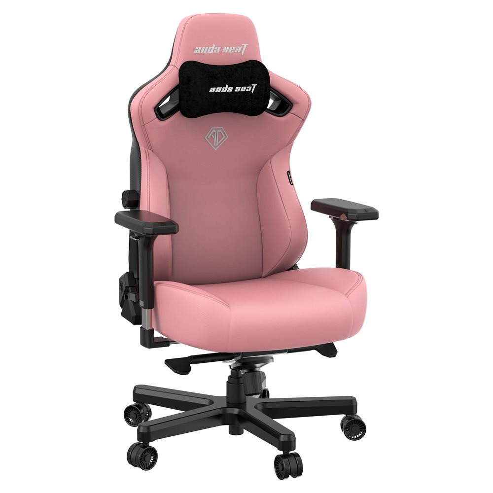 Anda Seat Kaiser 3 L Καρέκλα Gaming Δερματίνης με Ρυθμιζόμενα Μπράτσα Large Pink