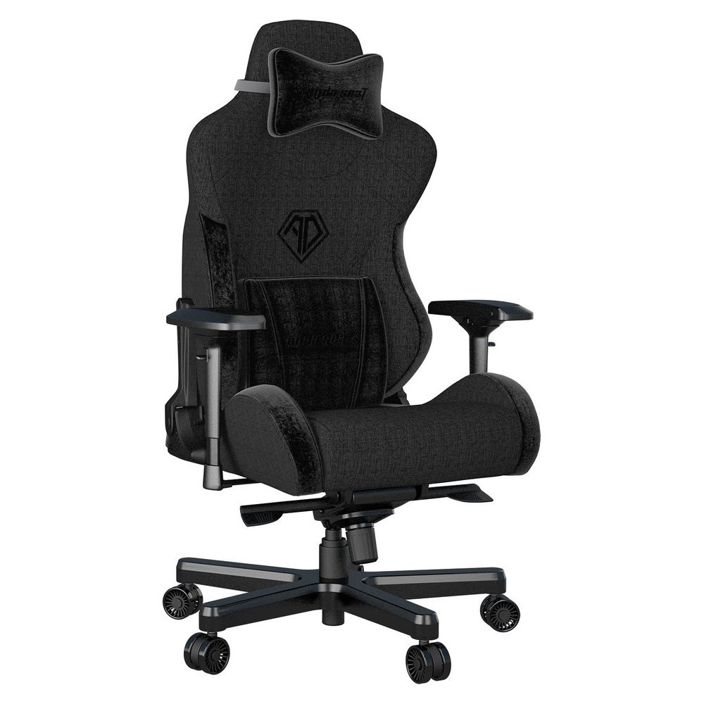 Anda Seat Καρέκλα Gaming με Ρυθμιζόμενα Μπράτσα Υφασμάτινη AD12XLLA T-Pro II Μαύρο