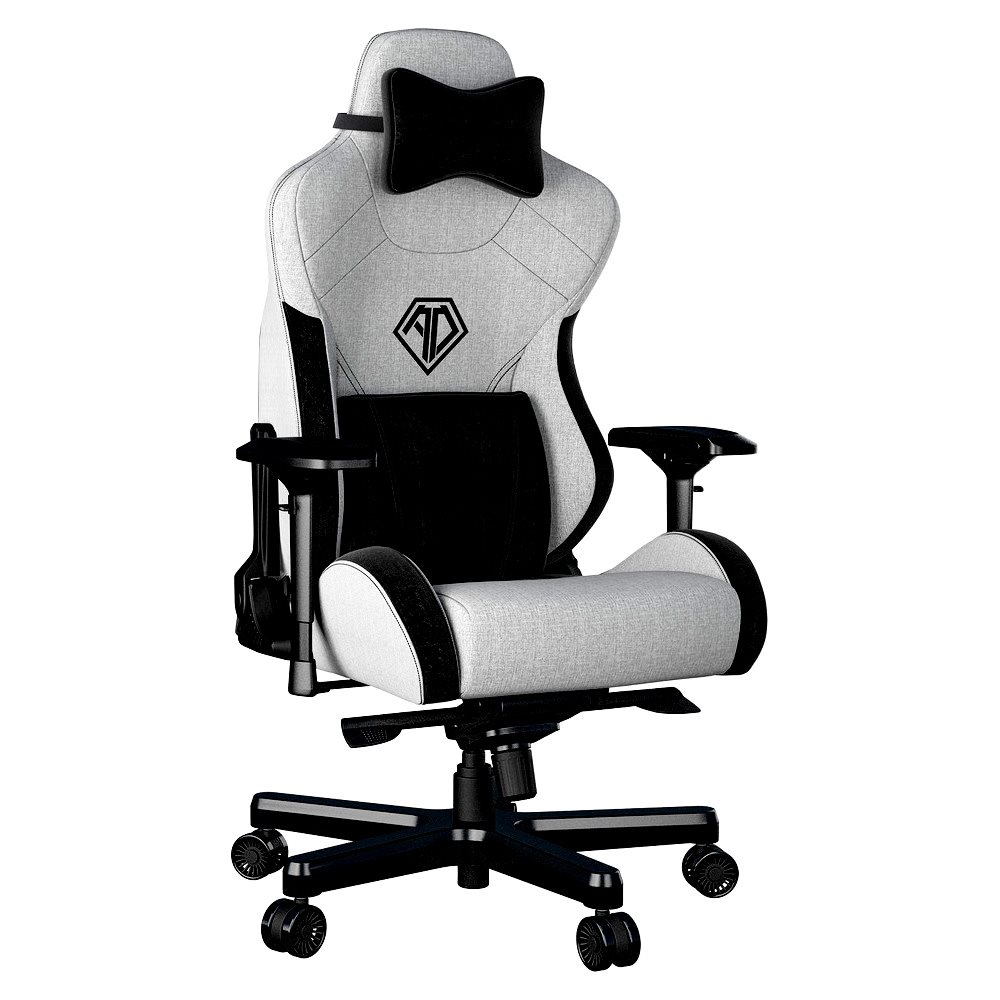 Anda Seat Υφασμάτινη Καρέκλα Gaming με Ρυθμιζόμενα Μπράτσα AD12XLLA T-Pro II Μαύρο/Γκρι