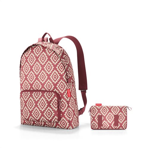 Reisenthel τσάντα πλάτης mini maxi rucksack σειρά Diamonds Rouge