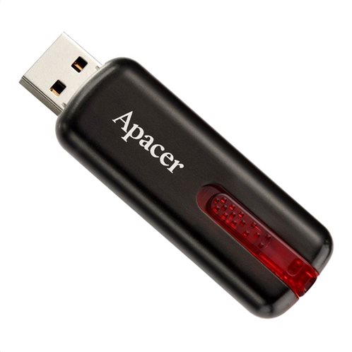 APACER USB Flash Drive AH326 USB 2.0 32GB Black