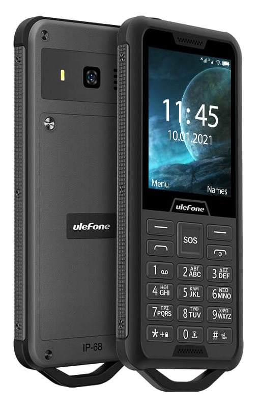 Ulefone Κινητό Τηλέφωνο Armor Mini 2 IP68 2.4" Dual SIM Μαύρο