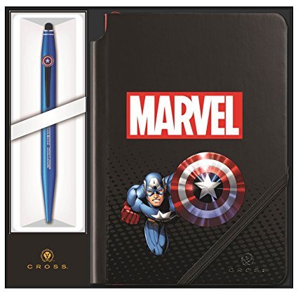Cross Παιδικό Σετ Γραφικής Ύλης με Σημειωματάριο και Στυλό Captain America Tech 2